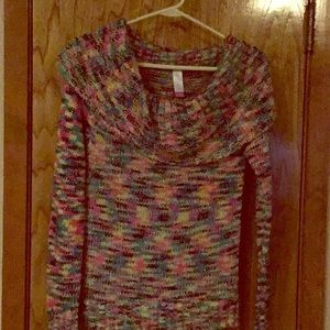 Multi colored sweater
